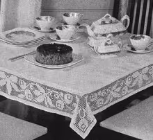 Trailing Vine Tablecloth Pattern #7529