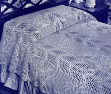 Arrow and Rose Bedspread Pattern #6111