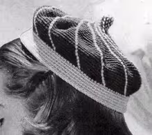 Stitched Calot Pattern #1157