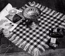 Checkerboard Placemat Pattern
