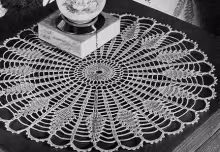 Sundial Doily Pattern #D-125