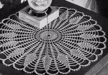 Sundial Doily Pattern #D-125
