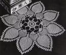 Pineapple Petals Doily Pattern #PD-425