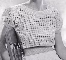 Summer Mesh Blouse Pattern #15