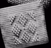 Popcorn Diamond Bag Pattern #2050