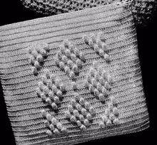 Popcorn Diamond Bag Pattern #2050