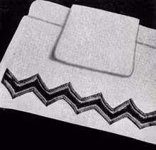 Roman Stripe Band Purse Pattern #8105