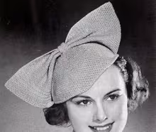 Bow Hat Pattern #2166