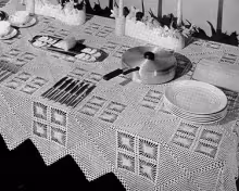 Star Bright Tablecloth Pattern #7030