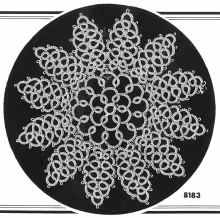 Tatting Doily Pattern #8183