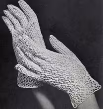 Irish Crochet Glove Pattern #2258
