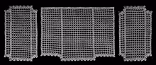 Mesh Lace Chair Set Pattern #66