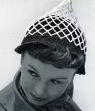 The Black and White Mesh Pattern