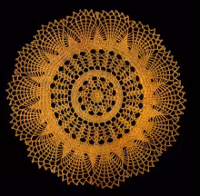Gold Glory Doily Pattern