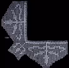 Filet Crochet Edging Pattern #1891