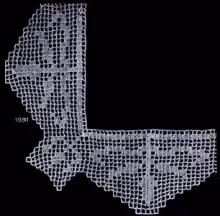 Filet Crochet Edging Pattern #1891