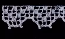 Filet Crochet Edging Pattern #1895