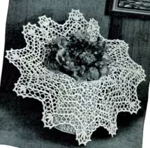 Crocheted Basket Pattern #2134