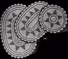 Hot Plate Mats Pattern #3130