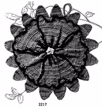Flower Potholder Pattern #3217