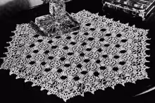Flower Motif Doily Pattern #4408