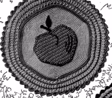 Apple Potholder Pattern #5507
