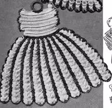 Dress Potholder Pattern #5513