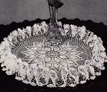 Pineapple Ruffle Doily Pattern #5910