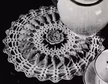 Rose Hot Plate Mat Cover Pattern #6401