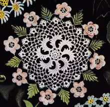 Irish Rose Doily Pattern #6406