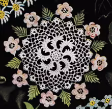 Irish Rose Doily Pattern #6406