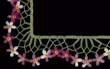 African Violet Edging Pattern