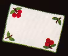 Cherry Jubilee Placemat Pattern #7011