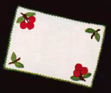 Cherry Jubilee Placemat Pattern #7011