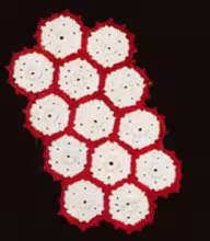 Pebbly Popcorn Placemat Pattern #7012