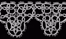 Dainty Tatted Edging Pattern #709