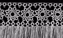 Dainty Tatted Edging Pattern #711