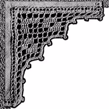 Pillow Case Edging Pattern #733