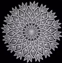 Pineapple Doily Pattern