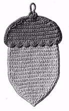 Acorn Oven Mitt Pattern