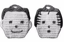 Funny Faces Pot Holder Patterns