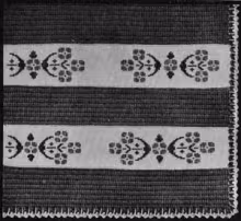 Embroidered Afghan Pattern